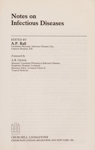 Notes on Infectious Diseases