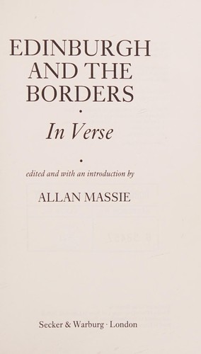 Edinburgh and the Borders, in verse