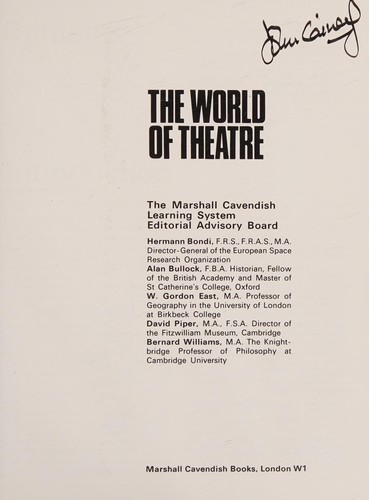 The world of theatre