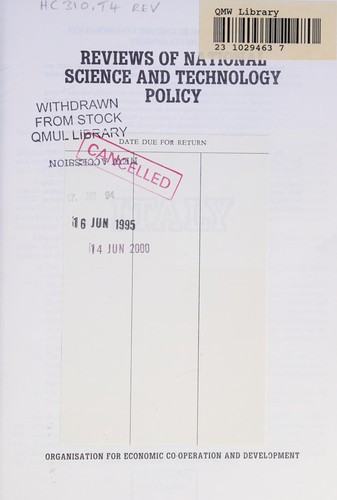 Reviews of National Science and Technology Policy