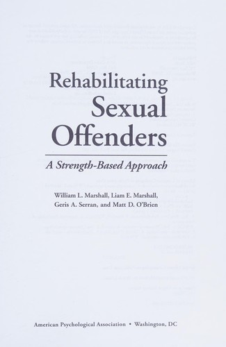 Rehabilitating sexual offenders