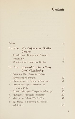 The Performance Pipeline