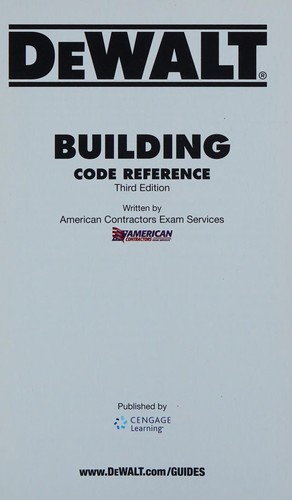 DeWalt Building Code Reference