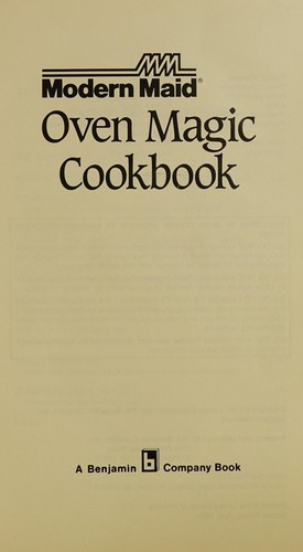 Modern Maid oven magic cookbook