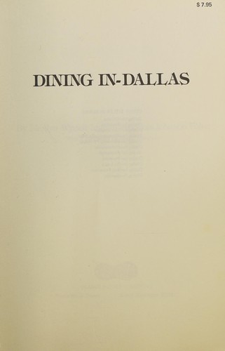 Dining in--Dallas