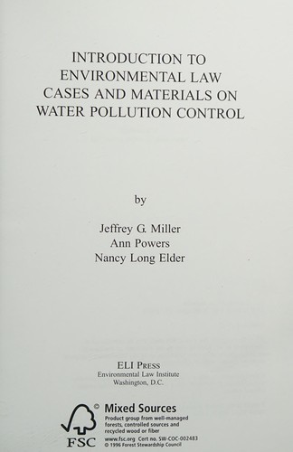 Introduction to Environmental Law