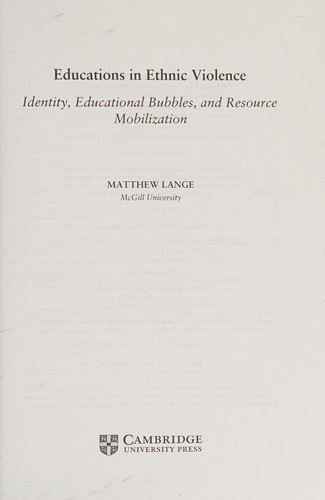 Ethnic violence and education
