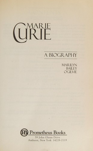 Marie Curie