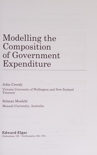 Modelling the Composition of Government Expenditure