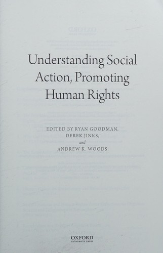 Understanding Social Action, Promoting Human Rights