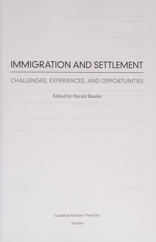 Immigration and settlement