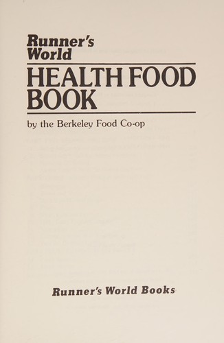 Runner's world health food book