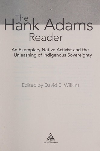 The Hank Adams reader