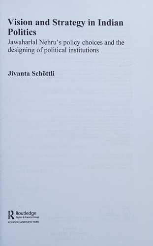 Vision and strategy in Indian politics