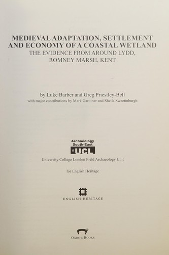 Medieval Adaptation, Settlement, and Economy of a Coastal Wetland