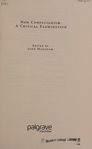 New Confucianism
