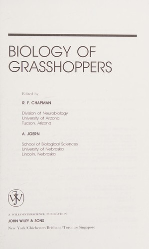 Biology of grasshoppers