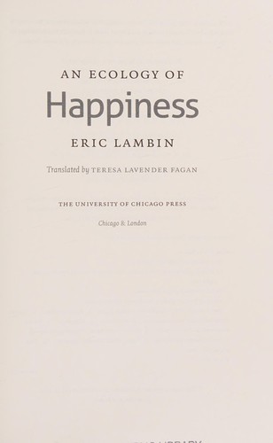 An Ecology of Happiness