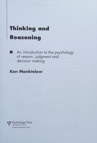 Thinking and Reasoning