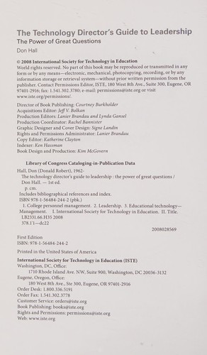 The Technology Director's Guide to Leadership