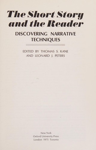 The Short Story and the Reader