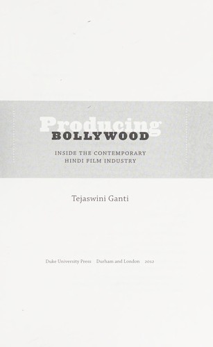 Producing Bollywood