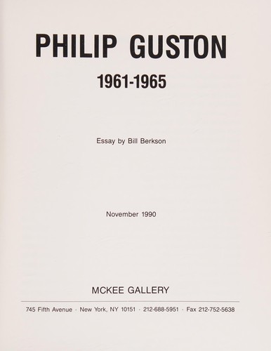 Philip Guston