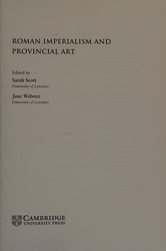 Roman Imperialism and Provincial Art