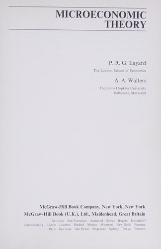 Microeconomic theory