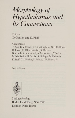 Morphology of Hypothalamus and Its Connections
