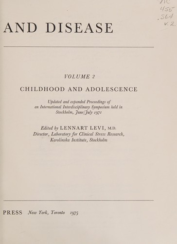 Society, stress and disease