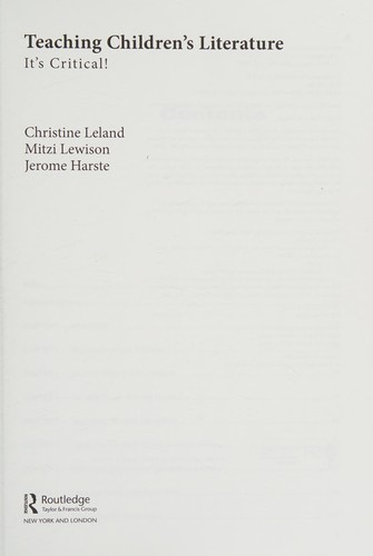 Teaching children's literature