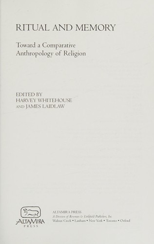 Ritual and memory