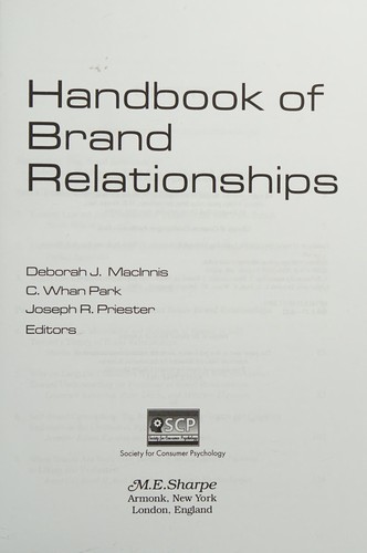 Handbook of Brand Relationships