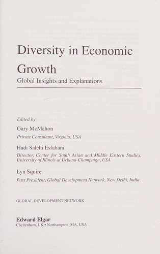 Diversity in Economic Growth