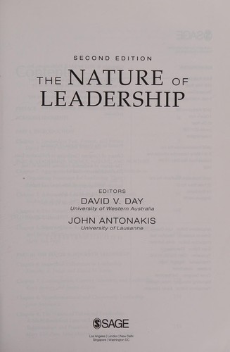 The Nature of Leadership