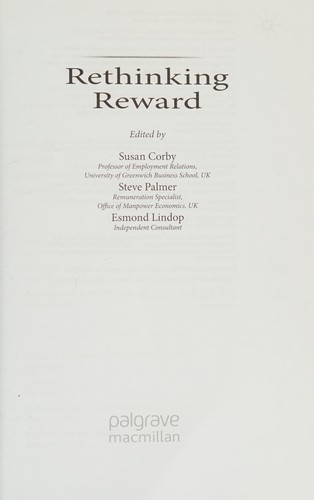 Rethinking Reward