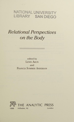 Relational perspectives on the body