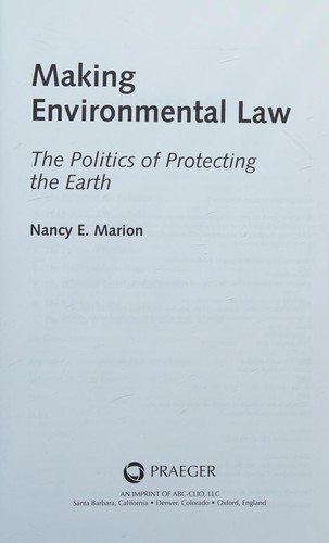 Making environmental law