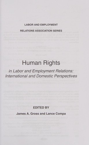 Human Rights in Labor and Employment Relations