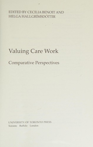 Valuing Care Work