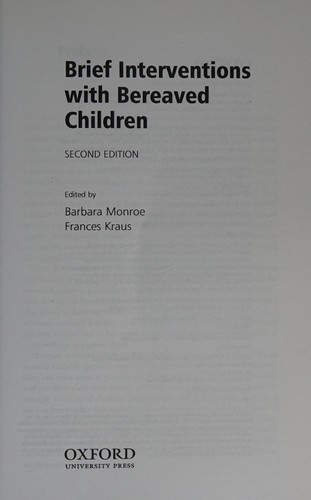 Brief Interventions with Bereaved Children