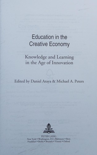 Education in the Creative Economy