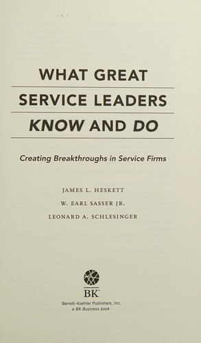 What great service leaders know and do