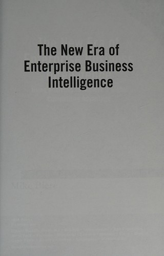 The New Era of Enterprise Business Intelligence