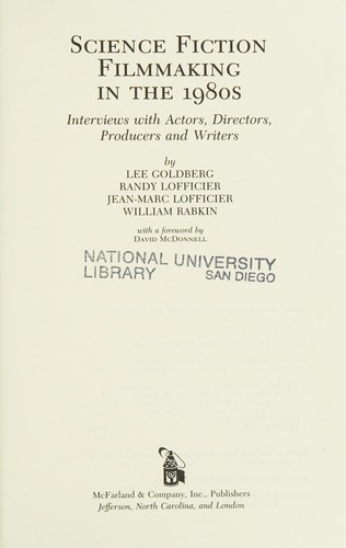 Science Fiction Filmmaking in the 1980s