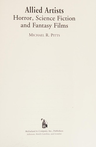 Allied Artists horror, science fiction and fantasy films
