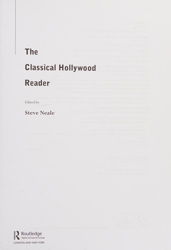 The classical Hollywood reader