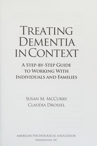Treating Dementia in Context