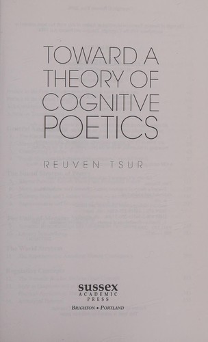 Toward a Theory of Cognitive Poetics